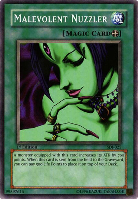 Malevolent Nuzzler - Starter Deck: Joey YuGiOh trading card