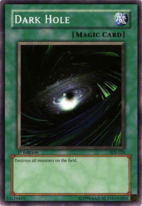 Dark Hole - Starter Deck: Joey (SDJ) #SDJ-026 - Common / Short Print YuGiOh Trading Card