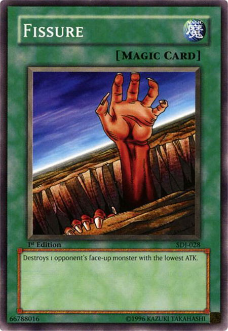 Fissure - Starter Deck: Joey YuGiOh trading card