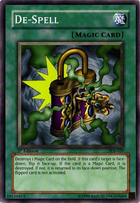 De-Spell - Starter Deck: Joey YuGiOh trading card