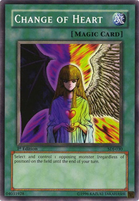 Change of Heart trading card from Starter Deck: Joey Change of Heart - Starter Deck: Joey YuGiOh trading card