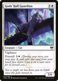 Gods' Hall Guardian - Kaldheim (KHM) #13 - Common Magic: The Gathering Trading Card