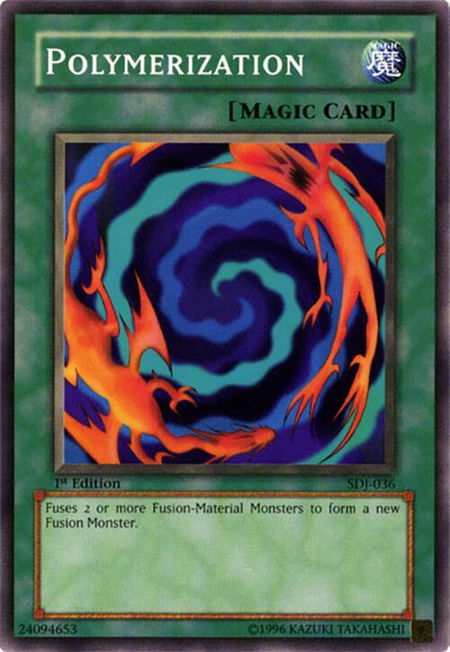 Polymerization trading card from Starter Deck: Joey Polymerization - Starter Deck: Joey YuGiOh trading card