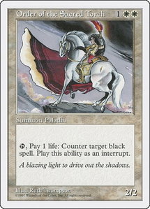 Order of the Sacred Torch - Fifth Edition (5ED) #48 - Rare Magic: The Gathering Trading Card