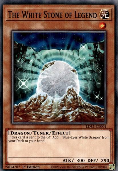 The White Stone of Legend trading card from Legendary Duelists: Season 2 The White Stone of Legend - Legendary Duelists: Season 2 YuGiOh trading card
