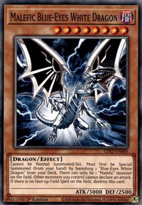 Malefic Blue-Eyes White Dragon - Legendary Duelists: Season 2 (LDS2) #LDS2-EN005 - Common / Short Print YuGiOh Trading Card
