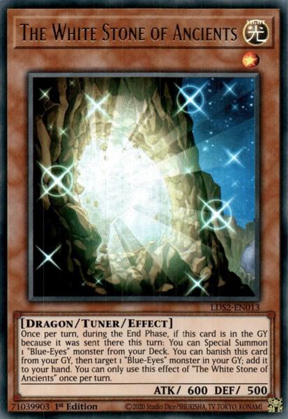 The White Stone of Ancients trading card from Legendary Duelists: Season 2 The White Stone of Ancients - Legendary Duelists: Season 2 YuGiOh trading card