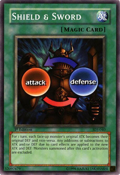 Shield & Sword trading card from Starter Deck: Joey Shield & Sword - Starter Deck: Joey YuGiOh trading card