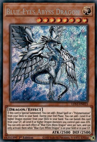 Blue-Eyes Abyss Dragon - Legendary Duelists: Season 2 YuGiOh trading card