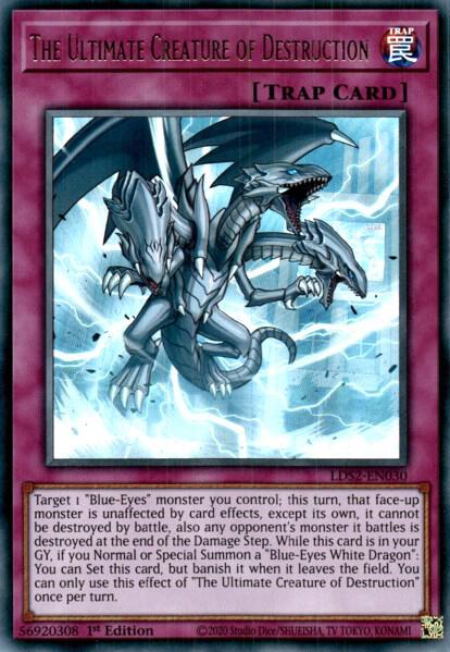 The Ultimate Creature of Destruction trading card from Legendary Duelists: Season 2 The Ultimate Creature of Destruction - Legendary Duelists: Season 2 YuGiOh trading card