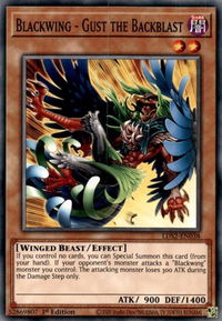 Blackwing - Gust the Backblast - Legendary Duelists: Season 2 (LDS2) #LDS2-EN038 - Common / Short Print YuGiOh Trading Card