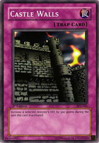Castle Walls - Starter Deck: Joey (SDJ) #SDJ-045 - Common / Short Print YuGiOh Trading Card