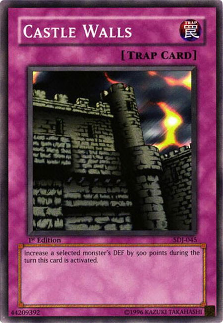 Castle Walls - Starter Deck: Joey YuGiOh trading card