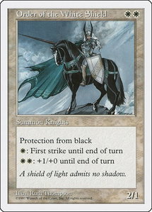 Order of the White Shield - Fifth Edition (5ED) #49 - Uncommon Magic: The Gathering Trading Card