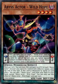 Abyss Actor - Wild Hope - Legendary Duelists: Season 2 (LDS2) #LDS2-EN059 - Common / Short Print YuGiOh Trading Card