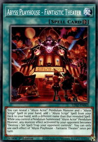 Abyss Playhouse - Fantastic Theater - Legendary Duelists: Season 2 (LDS2) #LDS2-EN063 - Common / Short Print YuGiOh Trading Card