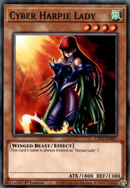 Cyber Harpie Lady - Legendary Duelists: Season 2 YuGiOh trading card