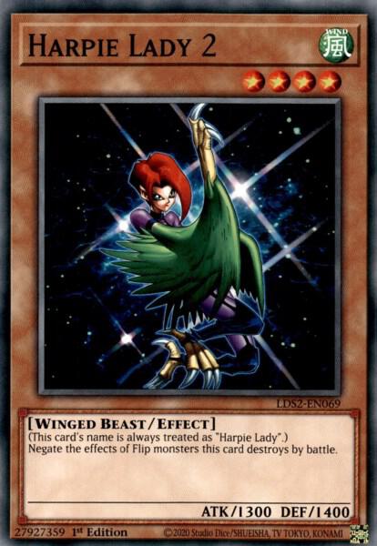 Harpie Lady 2 - Legendary Duelists: Season 2 YuGiOh trading card