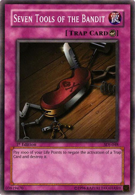 Seven Tools of the Bandit trading card from Starter Deck: Joey Seven Tools of the Bandit - Starter Deck: Joey YuGiOh trading card