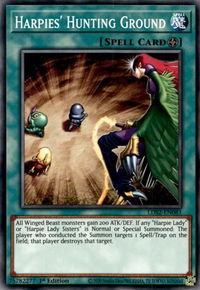 Harpies' Hunting Ground - Legendary Duelists: Season 2 (LDS2) #LDS2-EN081 - Common / Short Print YuGiOh Trading Card