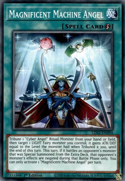 Magnificent Machine Angel trading card from Legendary Duelists: Season 2 Magnificent Machine Angel - Legendary Duelists: Season 2 YuGiOh trading card