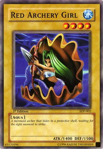 Red Archery Girl - Starter Deck: Pegasus (SDP) #SDP-002 - Common / Short Print YuGiOh Trading Card