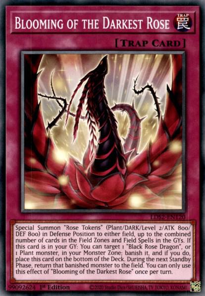 Blooming of the Darkest Rose - Legendary Duelists: Season 2 YuGiOh trading card