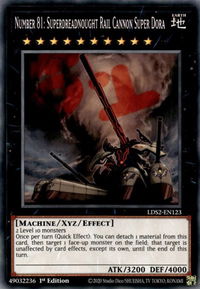 Number 81: Superdreadnought Rail Cannon Super Dora - Legendary Duelists: Season 2 (LDS2) #LDS2-EN123 - Common / Short Print YuGiOh Trading Card