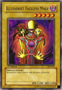 Illusionist Faceless Mage - Starter Deck: Pegasus (SDP) #SDP-004 - Common / Short Print YuGiOh Trading Card