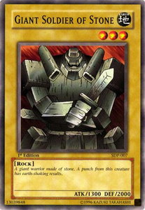 Giant Soldier of Stone - Starter Deck: Pegasus (SDP) #SDP-007 - Common / Short Print YuGiOh Trading Card
