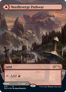 Needleverge Pathway (Borderless) - Secret Lair Series (SLU) #19 - Rare Magic: The Gathering Trading Card