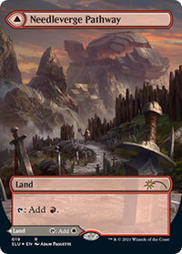 Needleverge Pathway (Borderless) - Secret Lair Series (SLU) #19 - Rare Magic: The Gathering Trading Card