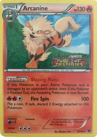 Arcanine - 12/99 (Prerelease) - Black and White Promos (PR) #12/99 - Promo Pokémon Trading Card