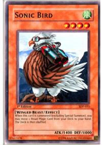 Sonic Bird - Starter Deck: Pegasus YuGiOh trading card