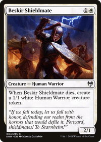 Beskir Shieldmate - Kaldheim (KHM) #4 - Common Magic: The Gathering Trading Card