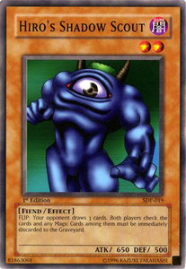 Hiro's Shadow Scout - Starter Deck: Pegasus (SDP) #SDP-019 - Common / Short Print YuGiOh Trading Card