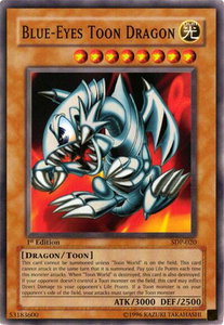Blue-Eyes Toon Dragon - Starter Deck: Pegasus (SDP) #SDP-020 - Common / Short Print YuGiOh Trading Card