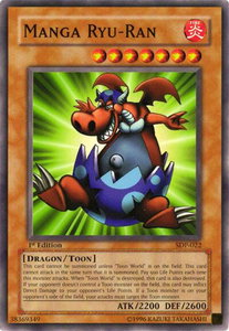 Manga Ryu-Ran - Starter Deck: Pegasus (SDP) #SDP-022 - Common / Short Print YuGiOh Trading Card