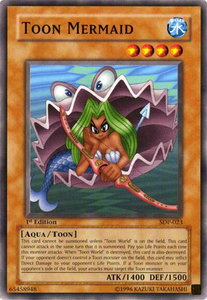Toon Mermaid - Starter Deck: Pegasus (SDP) #SDP-023 - Common / Short Print YuGiOh Trading Card