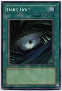Dark Hole trading card from Starter Deck: Pegasus Dark Hole - Starter Deck: Pegasus YuGiOh trading card