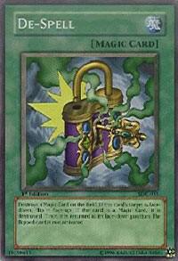 De-Spell trading card from Starter Deck: Pegasus De-Spell - Starter Deck: Pegasus YuGiOh trading card