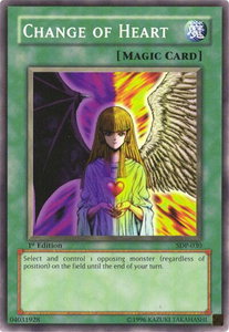 Change of Heart - Starter Deck: Pegasus (SDP) #SDP-030 - Common / Short Print YuGiOh Trading Card