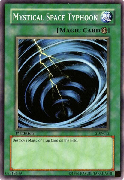Mystical Space Typhoon - Starter Deck: Pegasus YuGiOh trading card