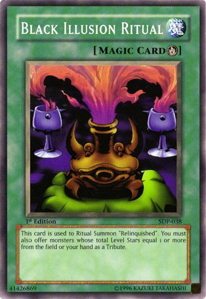 Black Illusion Ritual trading card from Starter Deck: Pegasus Black Illusion Ritual - Starter Deck: Pegasus YuGiOh trading card