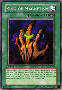 Ring of Magnetism - Starter Deck: Pegasus (SDP) #SDP-039 - Common / Short Print YuGiOh Trading Card