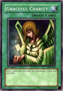 Graceful Charity - Starter Deck: Pegasus (SDP) #SDP-040 - Super Rare YuGiOh Trading Card