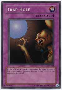 Trap Hole trading card from Starter Deck: Pegasus Trap Hole - Starter Deck: Pegasus YuGiOh trading card