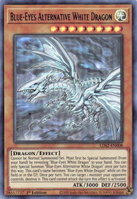 Blue-Eyes Alternative White Dragon (Blue) - Legendary Duelists: Season 2 (LDS2) #LDS2-EN008 - Ultra Rare YuGiOh Trading Card