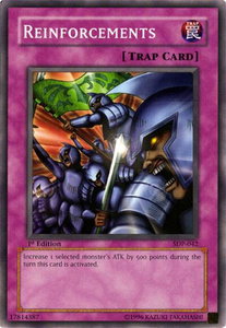 Reinforcements - Starter Deck: Pegasus (SDP) #SDP-042 - Common / Short Print YuGiOh Trading Card