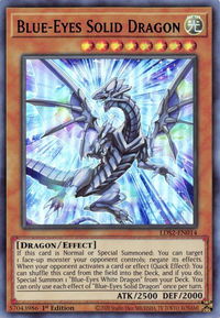 Blue-Eyes Solid Dragon (Blue) - Legendary Duelists: Season 2 (LDS2) #LDS2-EN014 - Ultra Rare YuGiOh Trading Card